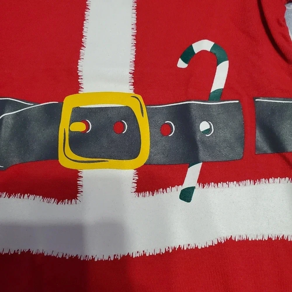 NWT The Children's Place Santa Claus Baby Infant Bodysuit 0M - 3M